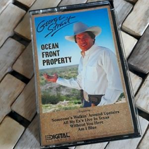 George Strait ocean front property cassette